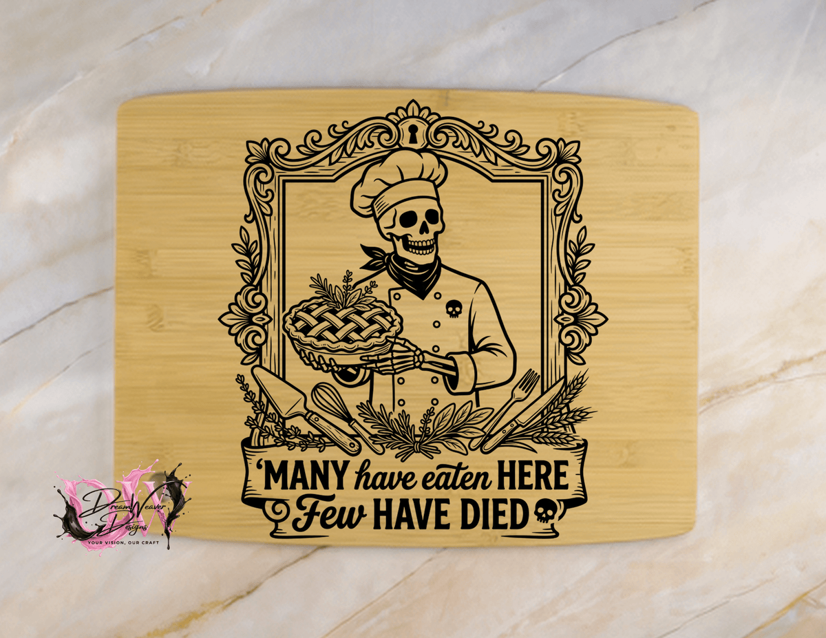 Personalized Laser-Engraved Bamboo Cutting Board