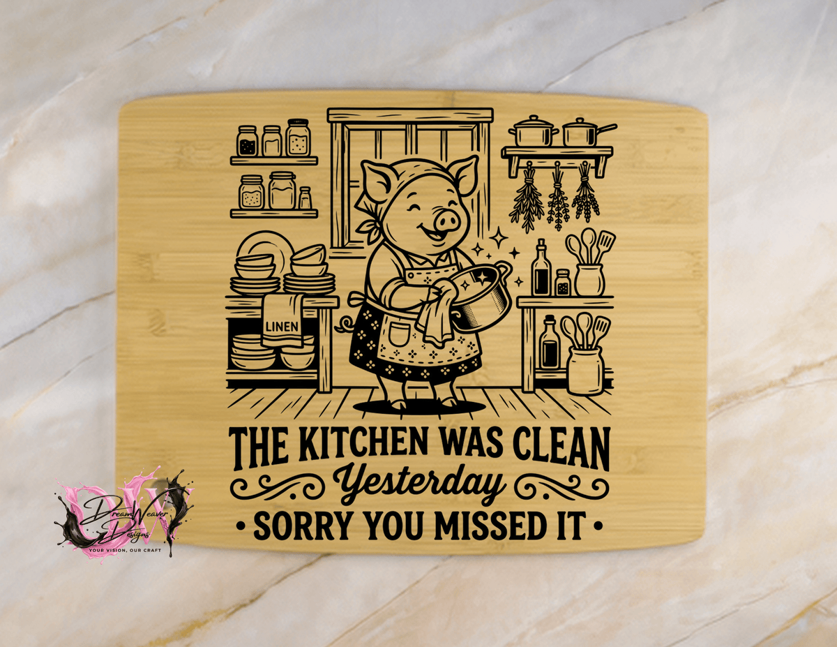 Personalized Laser-Engraved Bamboo Cutting Board