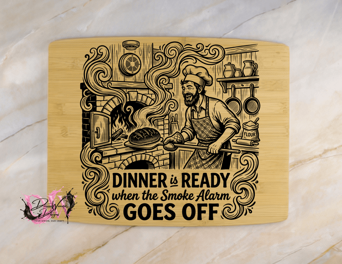 Personalized Laser-Engraved Bamboo Cutting Board
