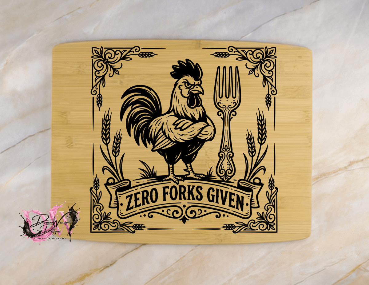 Personalized Laser-Engraved Bamboo Cutting Board