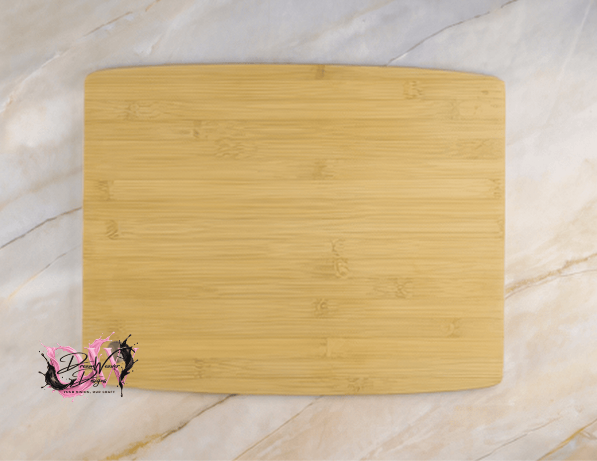 Custom Laser-Engraved Bamboo Cutting Board | Upload Your Own Design