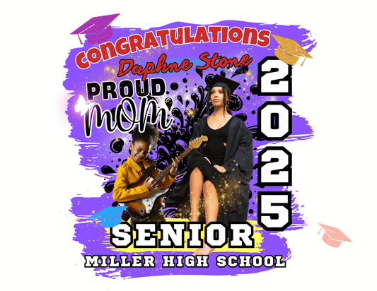 Customizable Graduation T-Shirt Templates