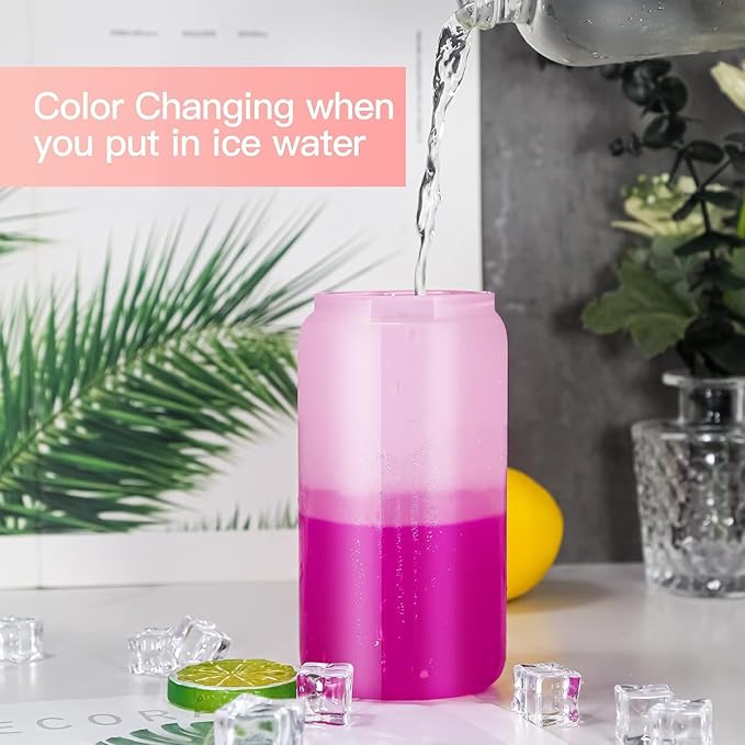 Custom 16oz Color Change Libby Glass