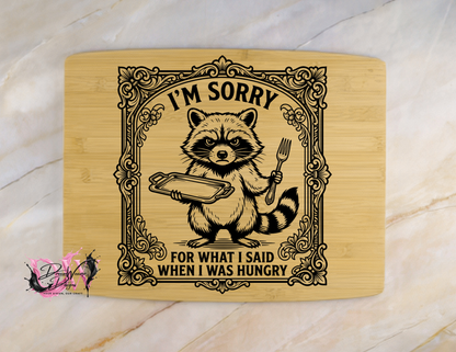 Personalized Laser-Engraved Bamboo Cutting Board