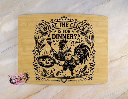 Personalized Laser-Engraved Bamboo Cutting Board