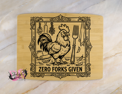 Personalized Laser-Engraved Bamboo Cutting Board