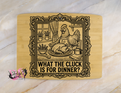 Personalized Laser-Engraved Bamboo Cutting Board