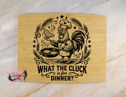 Personalized Laser-Engraved Bamboo Cutting Board