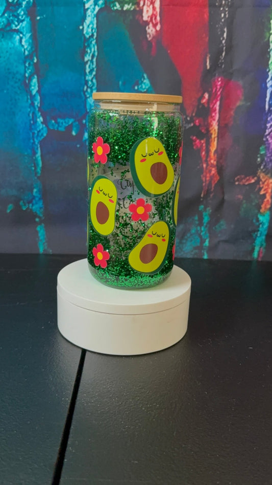 Avocados With Flowers