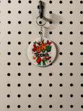 Juneteenth Bow and Crown Keychain
