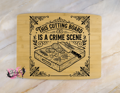 Personalized Laser-Engraved Bamboo Cutting Board