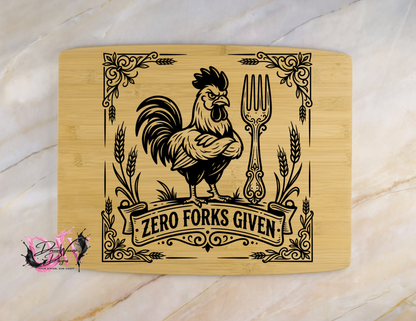 Personalized Laser-Engraved Bamboo Cutting Board