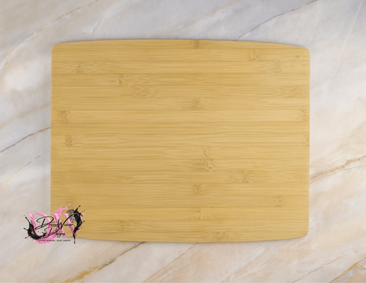 Custom Laser-Engraved Bamboo Cutting Board | Upload Your Own Design