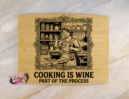 Personalized Laser-Engraved Bamboo Cutting Board
