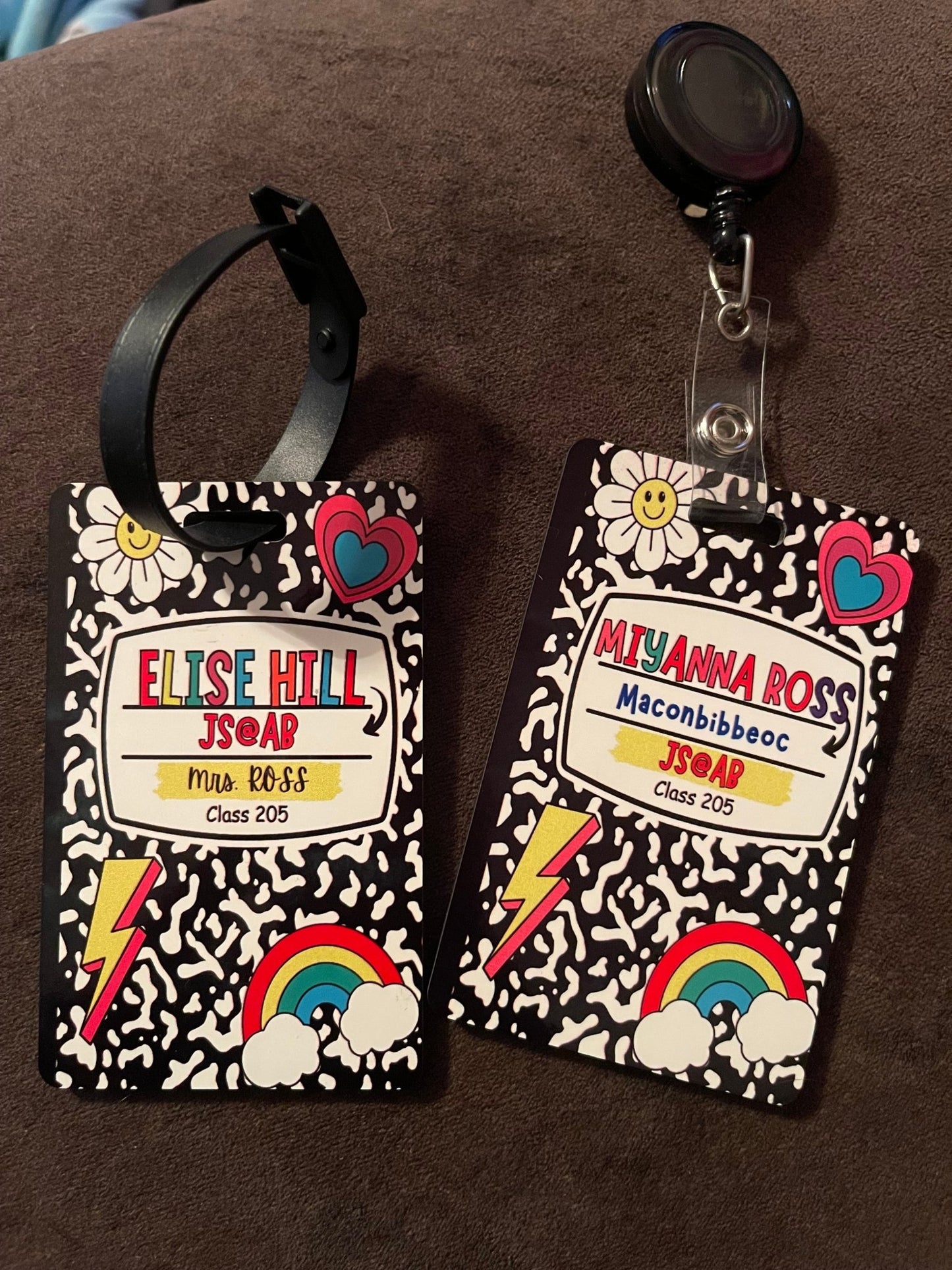 Teacher Tags/Hall Passes