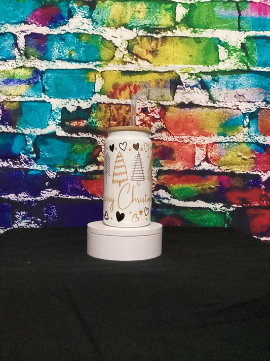 It’s a Golden Christmas Glass Libby Cup