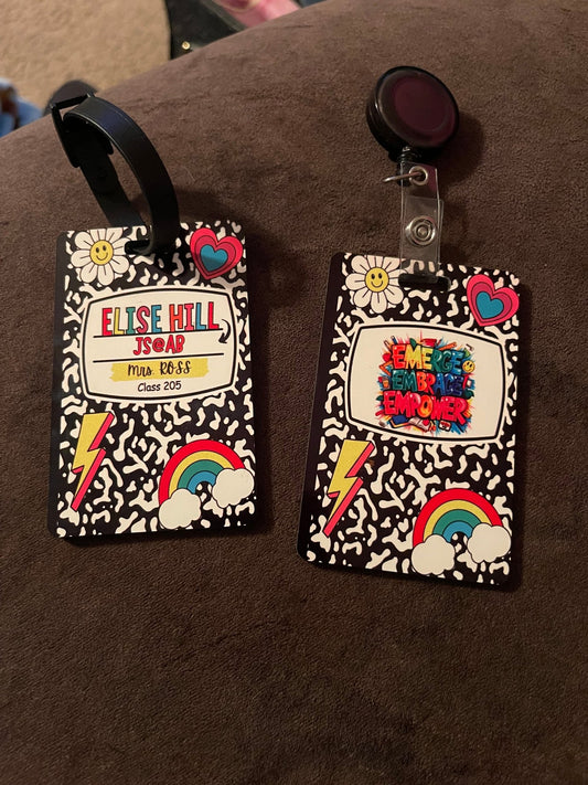 Teacher Tags/Hall Passes