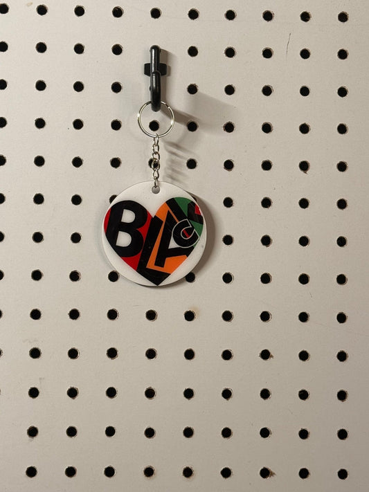 Black Love Keychain