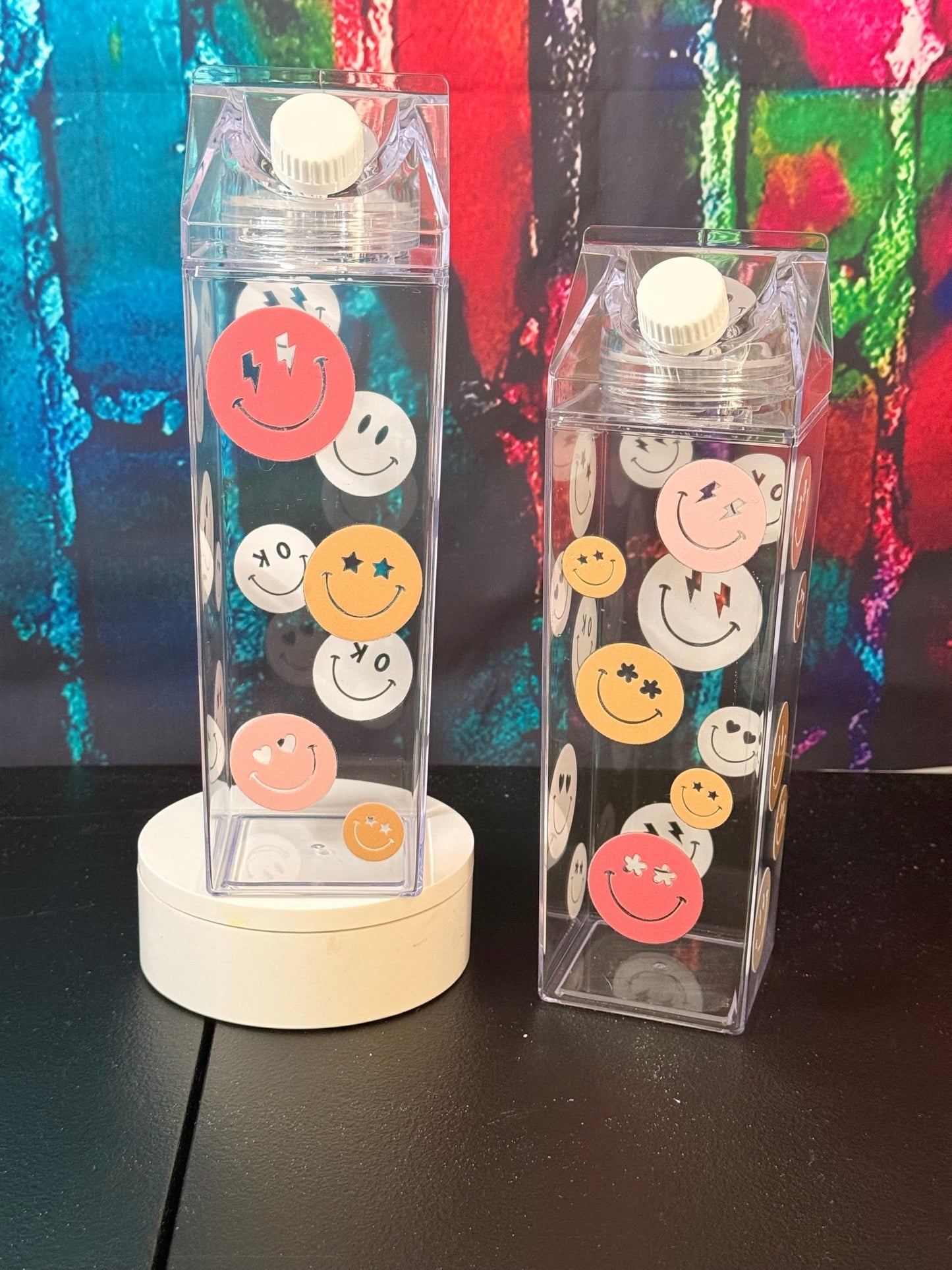 Smiley Face Milk Cartons