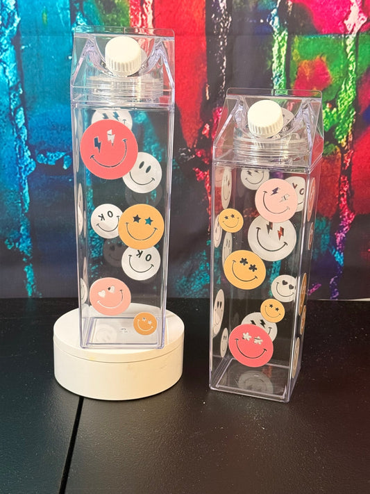 Smiley Face Milk Cartons