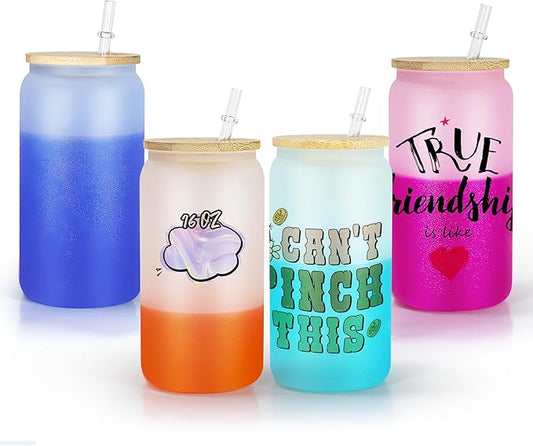 Custom 16oz Color Change Libby Glass