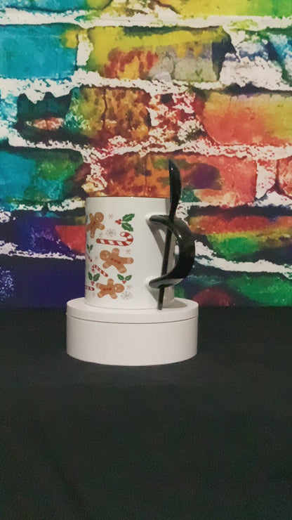 Candy Canes and Gingerbread Men Mug