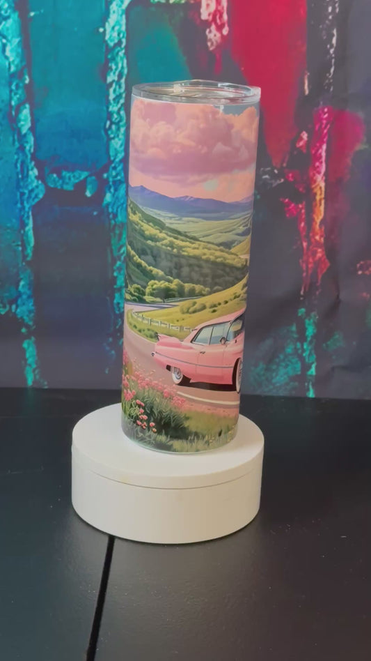 Pink Classic Car