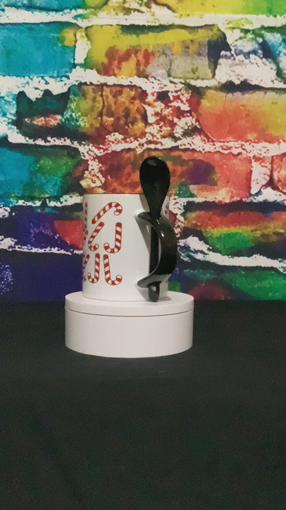 Snow Flakes and Candy Canes Mug