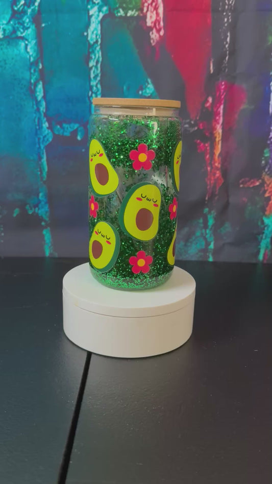 Avocados With Flowers